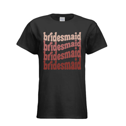 Customizable: Groovy Bridesmaid Tee
