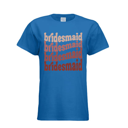 Customizable: Groovy Bridesmaid Tee