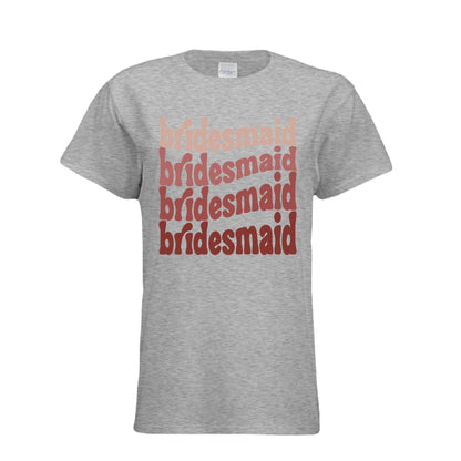 Customizable: Groovy Bridesmaid Tee