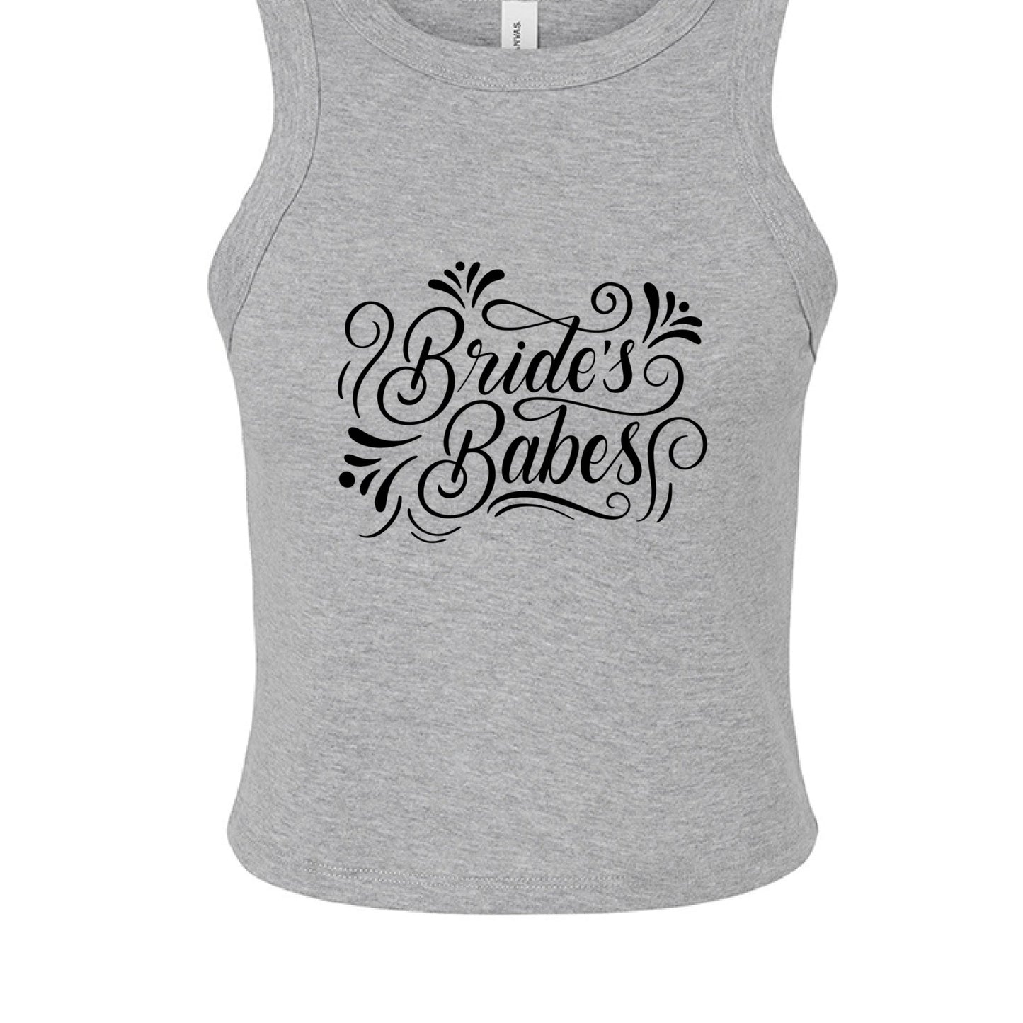 Customizable: Bride's Babes Micro Ribbed Racerback Tank