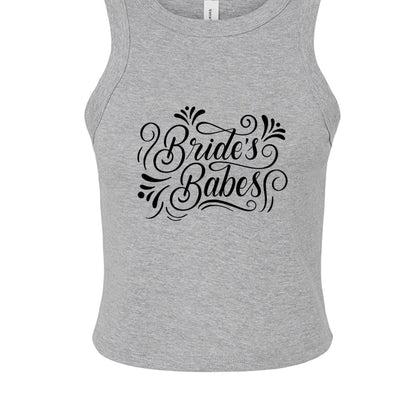 Customizable: Bride's Babes Micro Ribbed Racerback Tank