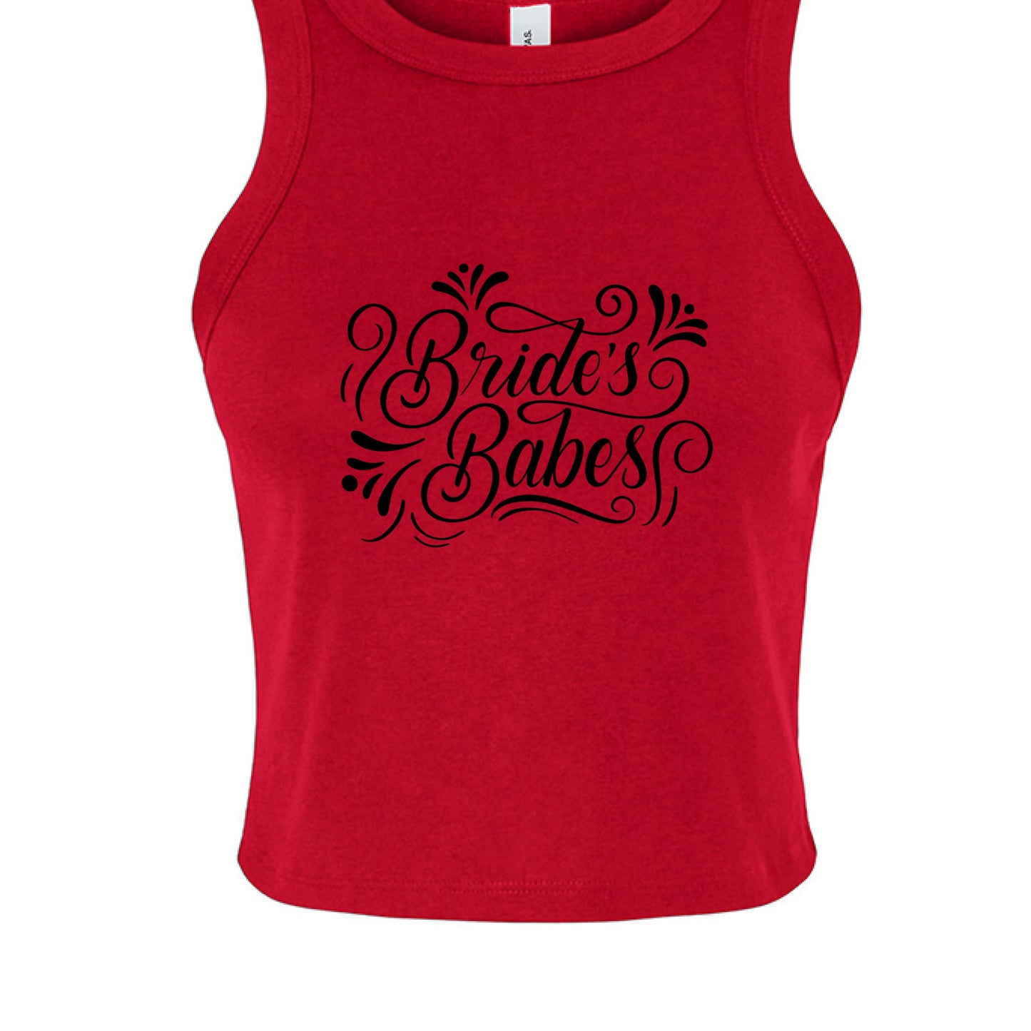 Customizable: Bride's Babes Micro Ribbed Racerback Tank