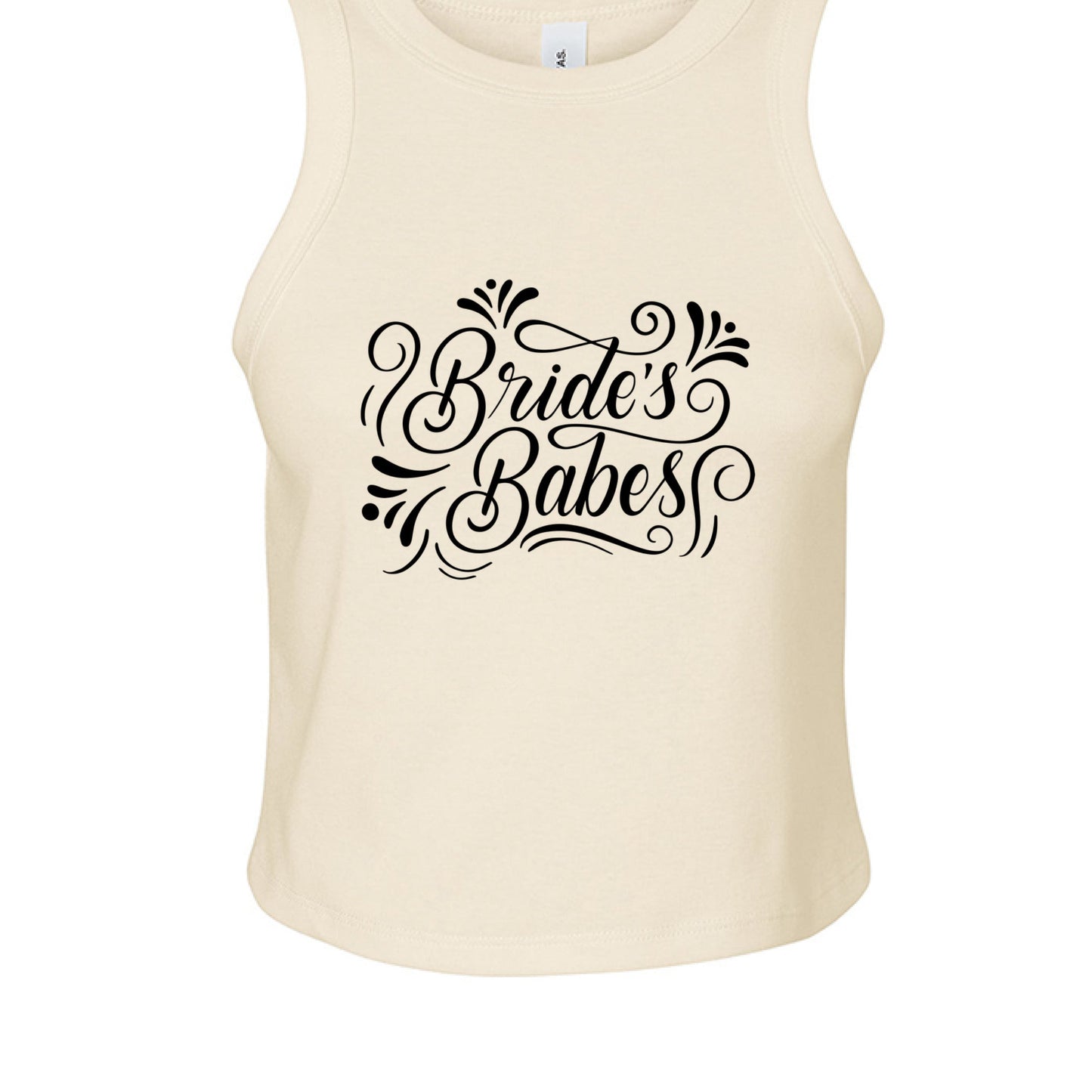 Customizable: Bride's Babes Micro Ribbed Racerback Tank