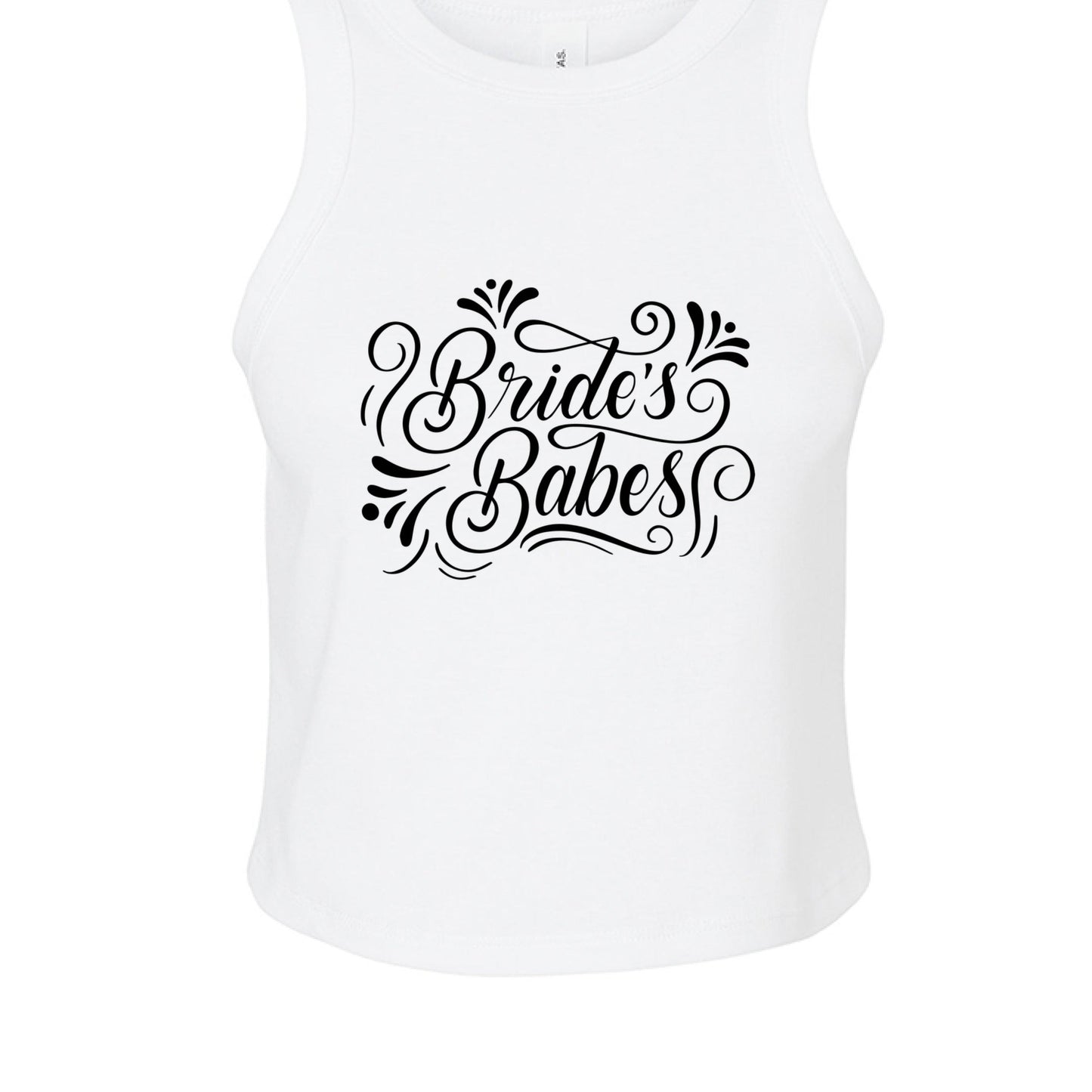 Customizable: Bride's Babes Micro Ribbed Racerback Tank