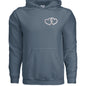 Customizable: Silver Interlocking Heart Hoodie