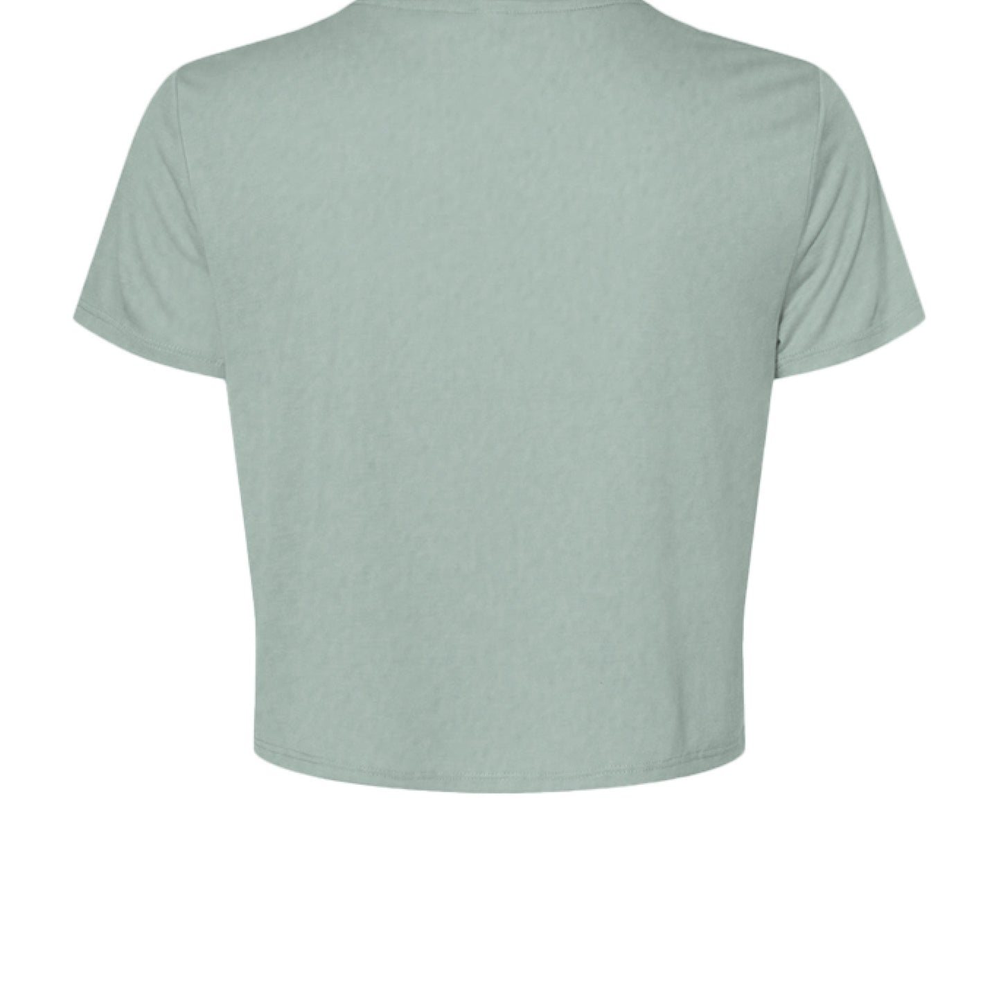 Customizable: Gingham Tri-Star Flowy Cropped Tee