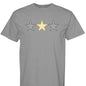 Customizable: Gold and Black Gingham Tri-Star Tee