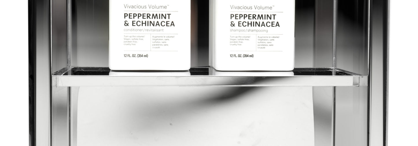 ALFI brand ABN1224 12 x 24  Vertical Double Shelf Bath Shower Niche