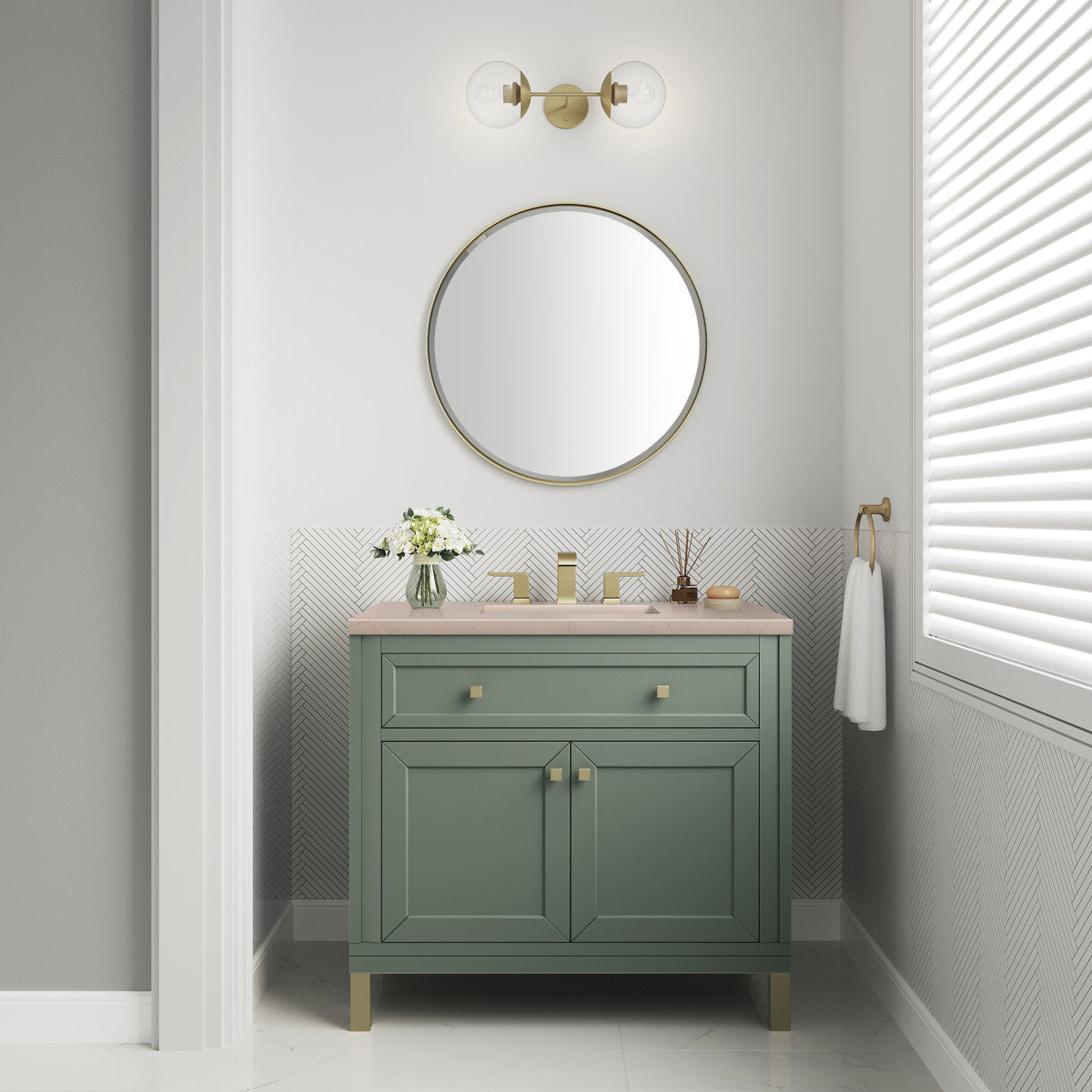 Chicago 36" Single Vanity Cabinet