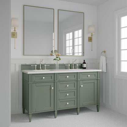 Brittany 60" Double Vanity Cabinet