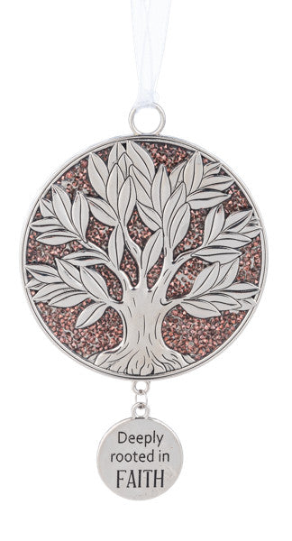 Tree of Life Ornament - Deeply Rooted in Faith