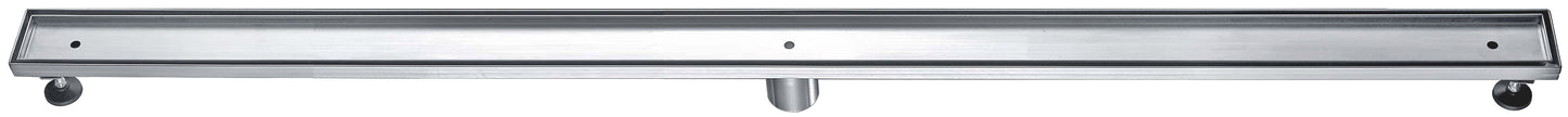 ALFI brand ABLD59A ABLD59A 59" Stainless Steel Linear Shower Drain with No Cover