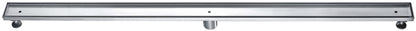 ALFI brand ABLD59A ABLD59A 59" Stainless Steel Linear Shower Drain with No Cover