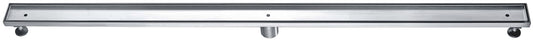 ALFI brand ABLD59A ABLD59A 59" Stainless Steel Linear Shower Drain with No Cover