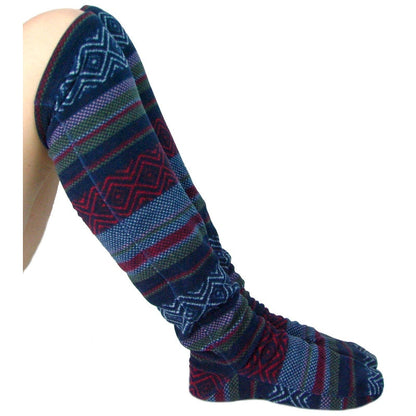 Over The Knee Fleece Socks - Nordic