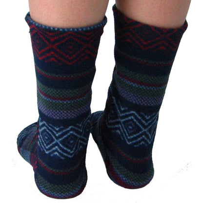 Polar Feet SUPER STRETCHY Fleece Socks - Nordic