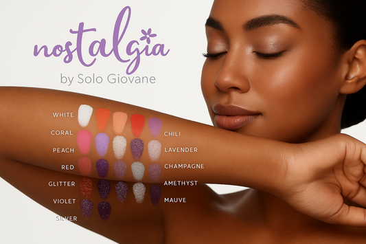 Nostalgia Eyeshadow Palette Color Swatch Demonstration