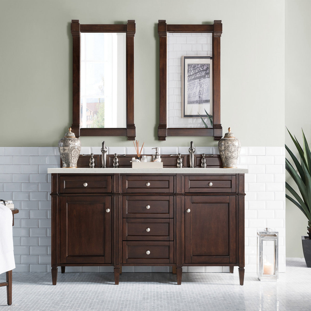 Brittany 60" Double Vanity Cabinet