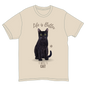 Life is Better with a Black cat T-Shirt -