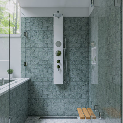 ALFI brand  ABLD32B-PSS 32" Modern Polished Stainless Steel Linear Shower Drain with Solid Cover