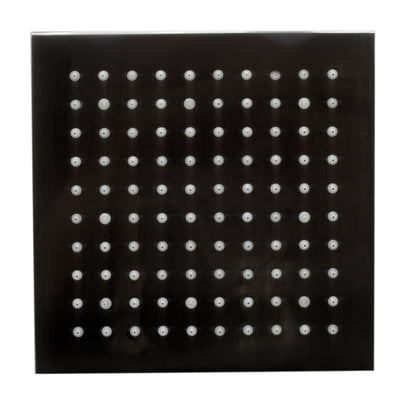 ALFI brand LED8S 8" Square Multi Color LED Rain Shower Head