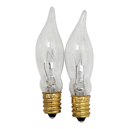 Electric Candle Lightbulbs - 2 pack