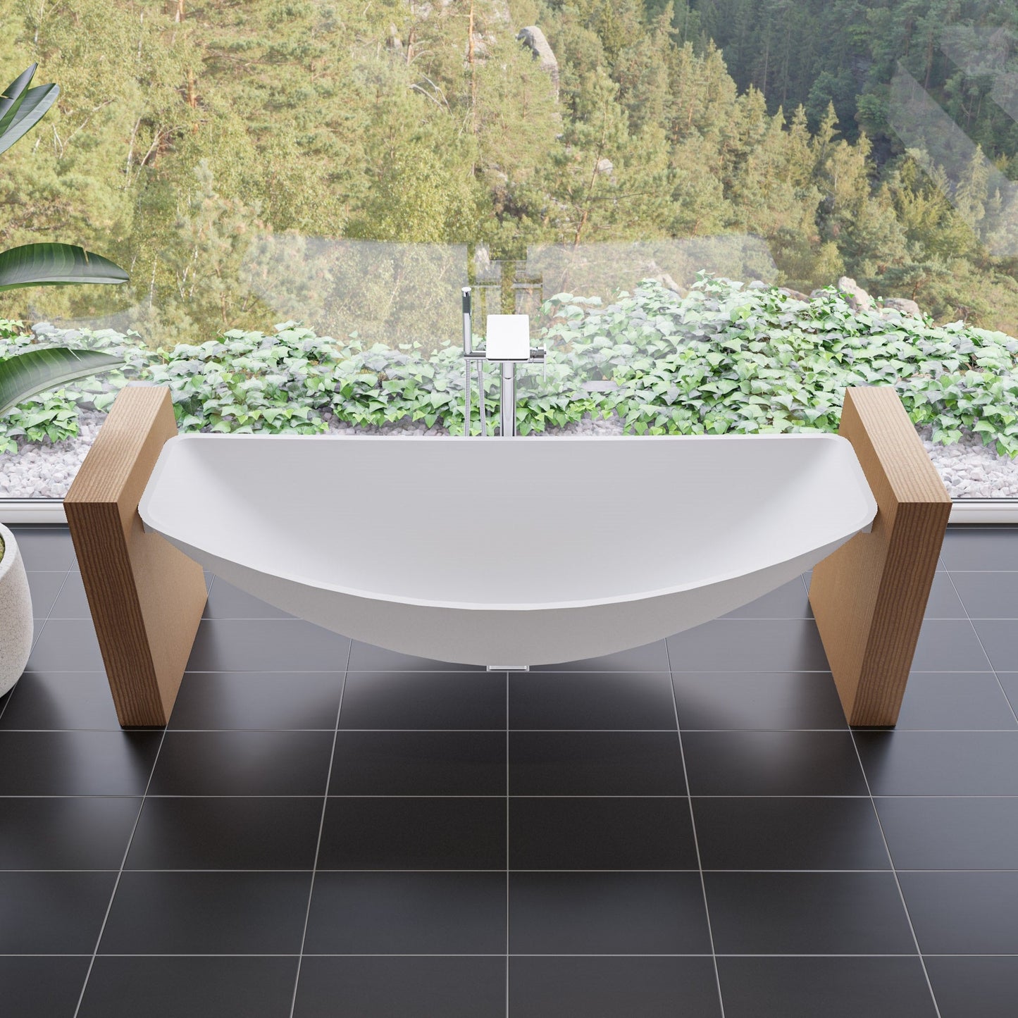 ALFI brand AB2875 Free Standing Floor Mounted Bath Tub Filler