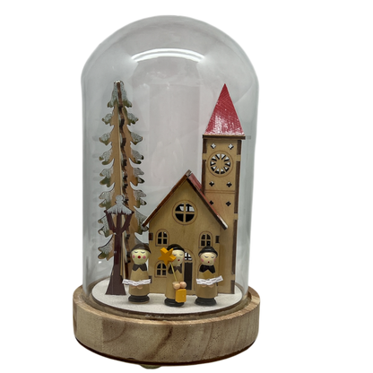 Illuminated Winter Village Domes -