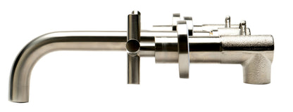 ALFI brand AB1035 8" Widespread Wall-Mounted Cross Handle Faucet