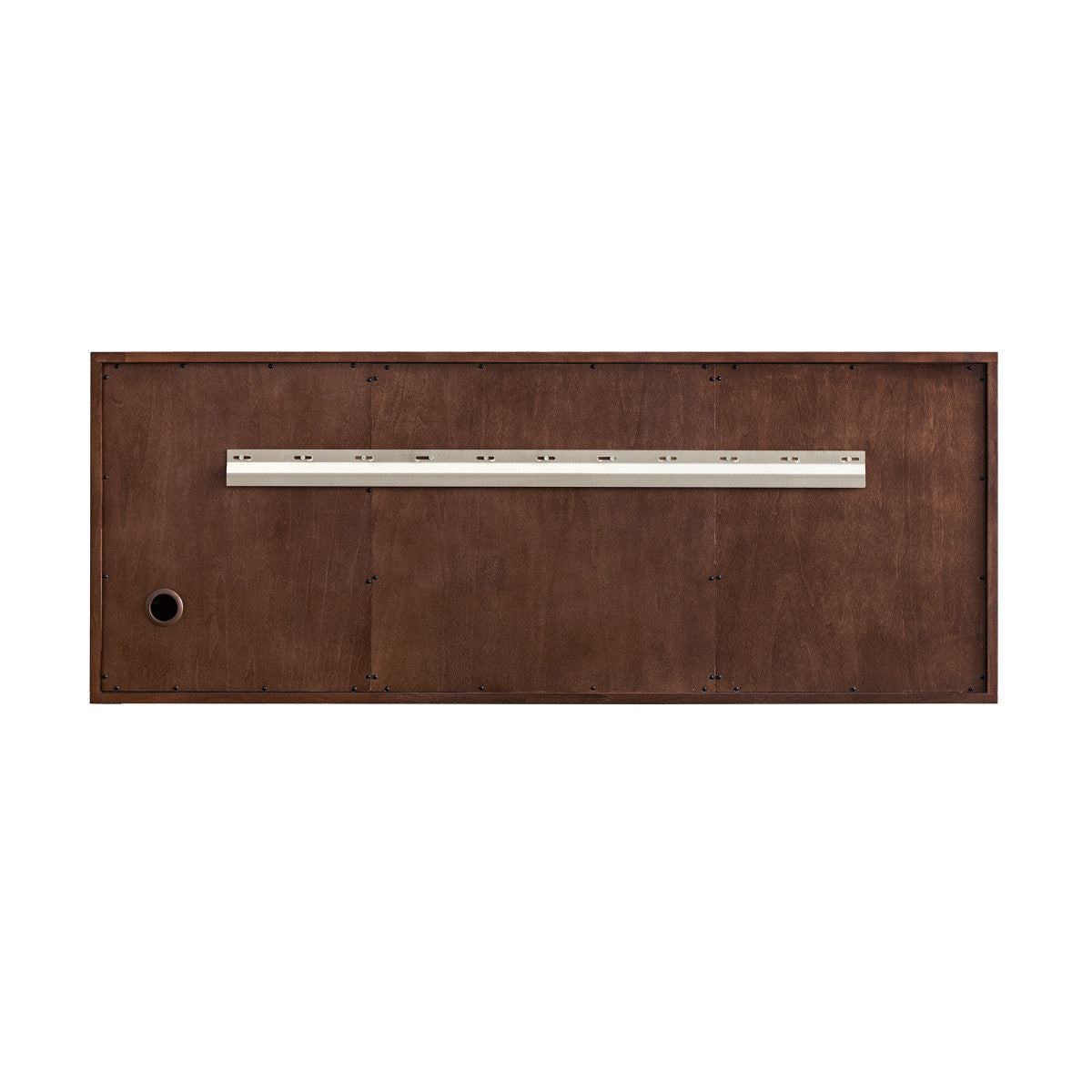 Amberly 60" Double Vanity Cabinet, Mid-Century Walnut