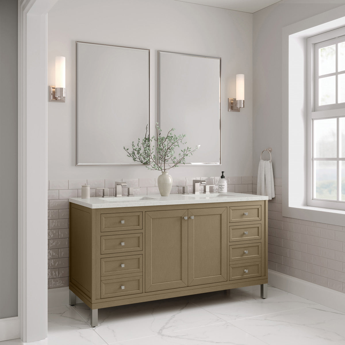 Chicago 60" Double Vanity
