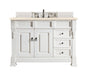 Brookfield 48" Single Vanity Cabinet, Bright White