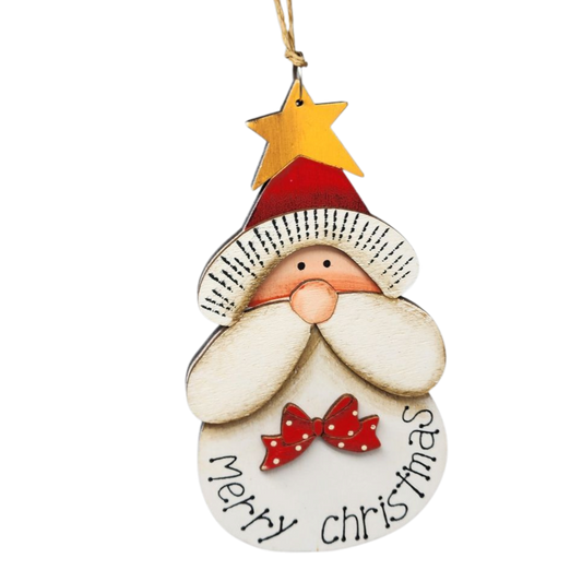 Santa wearing a Star Topped Hat