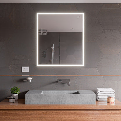 ALFI brand  ABCO40R 40" Solid Concrete Rectangular Countertop Sink