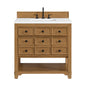 Malibu 36" Single Vanity Cabinet, Amber Birch