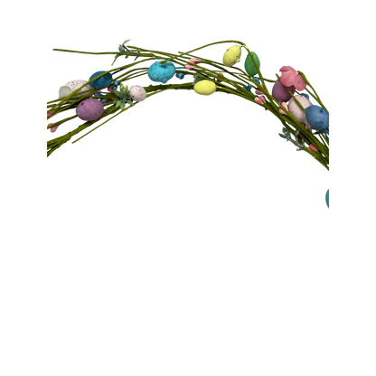 Pastel Easter Egg Garland - 4 Feet long