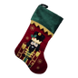 Embroidered Nutcracker Stocking - 18 inch -