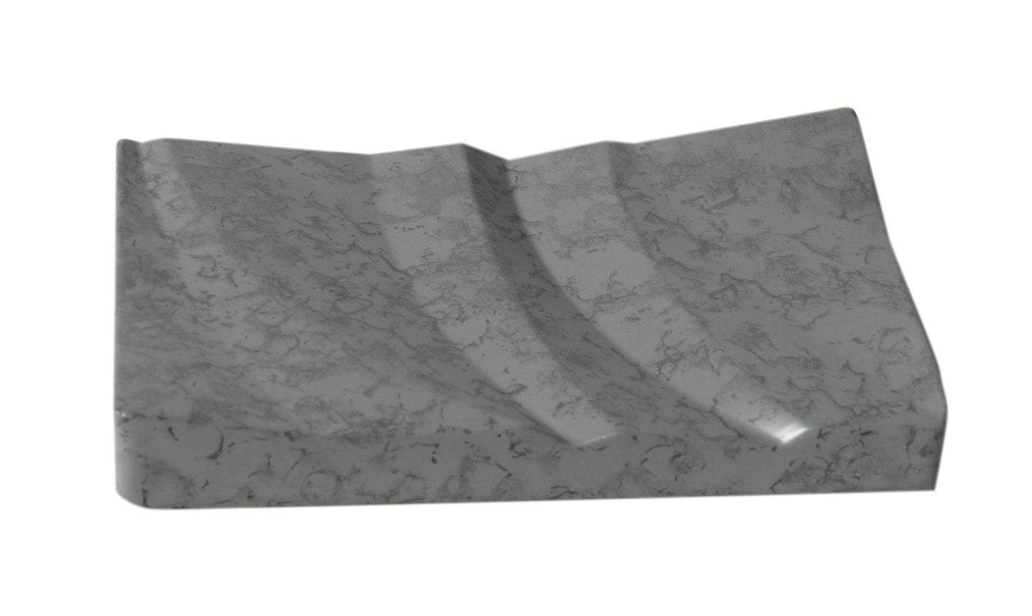 ALFI brand  ABCO1019 4 Piece Solid Concrete Gray Matte Bathroom Accessory Set