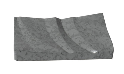 ALFI brand  ABCO1019 4 Piece Solid Concrete Gray Matte Bathroom Accessory Set