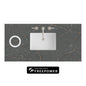 48" Single Top, 3 CM Silestone w/ Sink