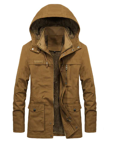Men's Winter Fleece Thick Windbreaker Jacket