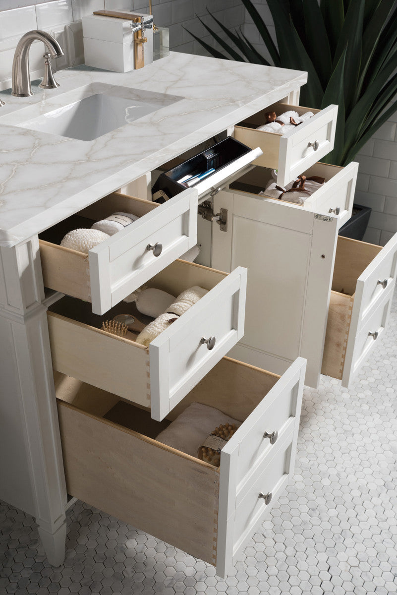Brittany 48" Single Vanity in Bright White