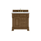 James Martin 547-V36 Brookfield 36” Single Vanity – Black Onyx / Honey Oak / Pearl Charcoal