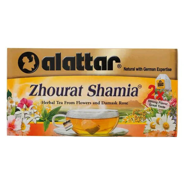 [object Object] Alattar Zhourat Shamia 20 Herbal Tea Bags 30 Gr