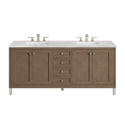 Chicago 72" Double Vanity Cabinet