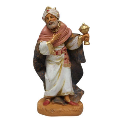 King Gaspar Nativity Figurine - 5 Inch Scale