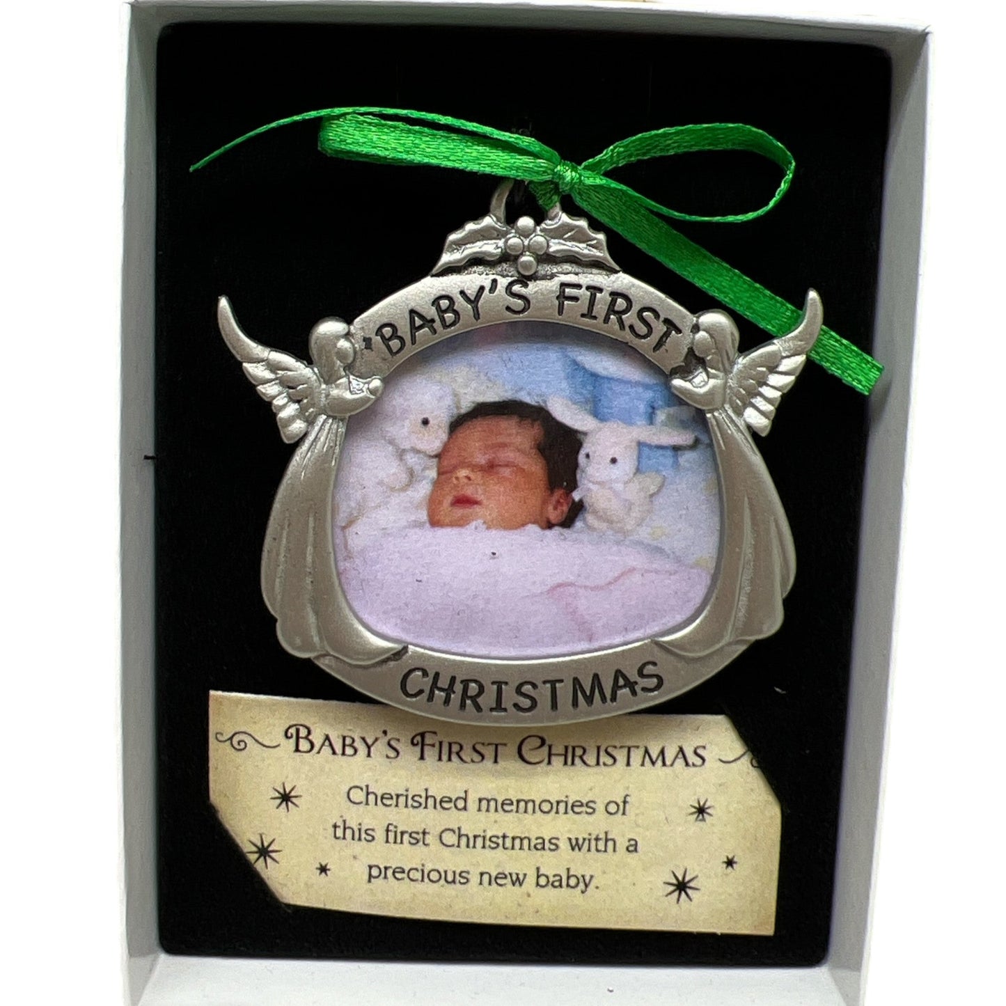 Babys First Christmas Photo Ornament