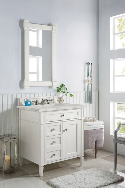Brittany 30" Single Vanity in Bright White