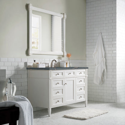 Brittany 48" Single Vanity in Bright White