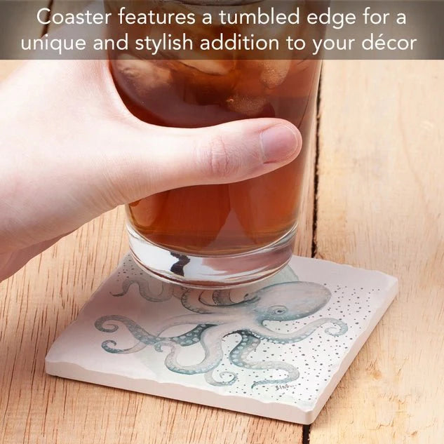 Ocean Treasures Single Coaster - 12 Assorted